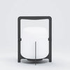 Lampadaire Lampe de Table Cylindre Tissu Beige Minimaliste Design - Salon Bureau Chambre — Stria et