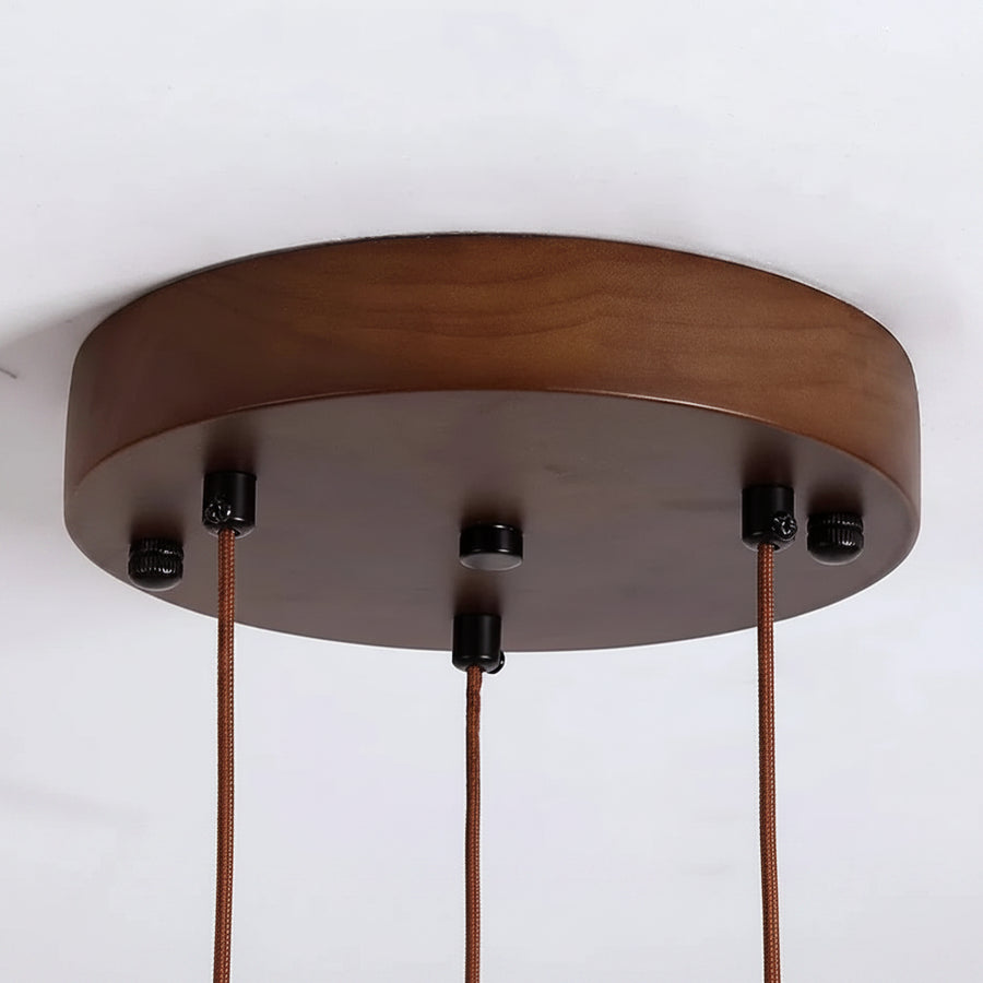 Lustre Suspension Cascade Sphères Verre Transparent et Métal Chromé - Salon Salle à Manger — Lothaire