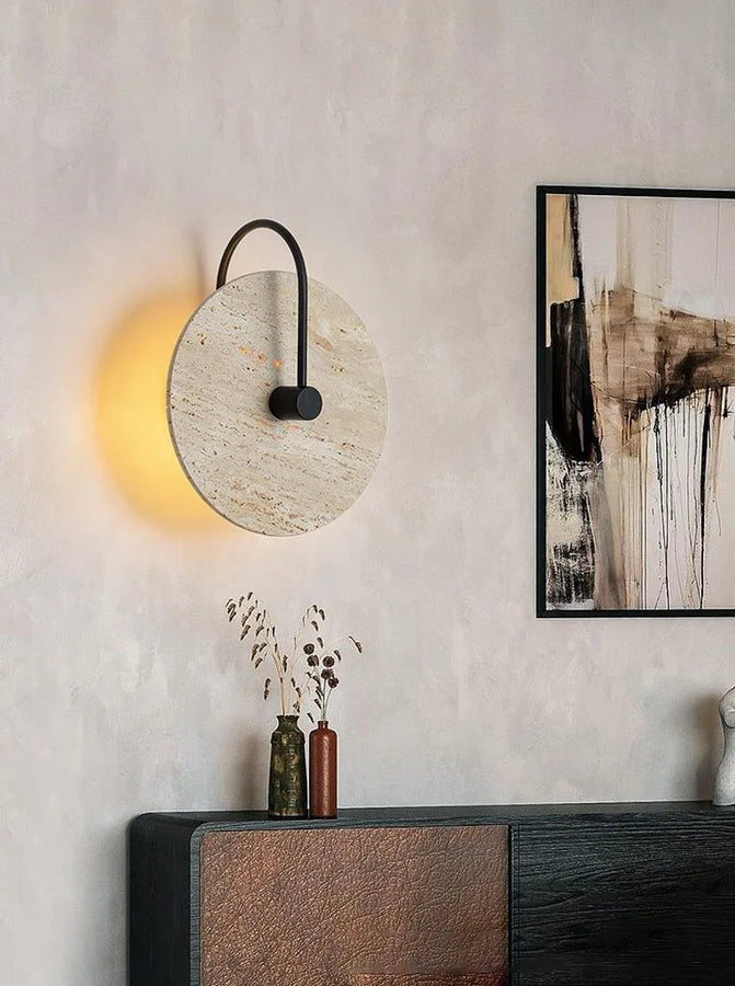 Adaeze Disque Pierre Naturelle Minimaliste