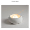 Léonore Sphères Métal Blanc Minimaliste