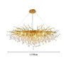 Randi Cascade Cristal et Métal Doré Luxueux