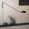 Applique Murale Bras Laiton Doré Minimaliste Design Moderne Dorée - Chambre Salle de Bain Salon — Dorado