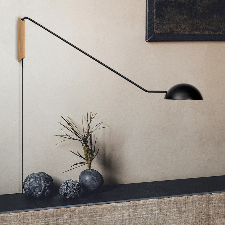 Applique Murale Bras Laiton Doré Minimaliste Design Moderne Dorée - Chambre Salle de Bain Salon — Dorado