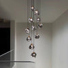 Suspension Anneau Métal Blanc Minimaliste Design - Cuisine Salon Salle à Manger — Zénon
