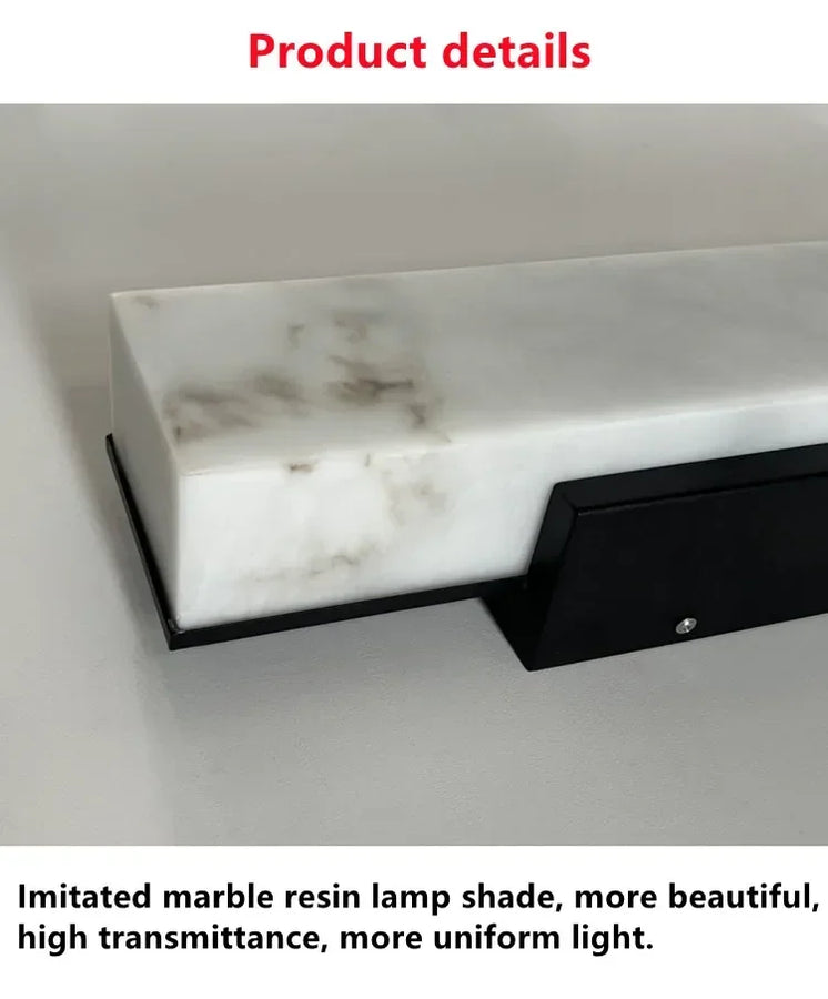 Cylindre Marbre Blanc et Noir Épuré — Moire