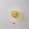 Taormina Disques Verre Transparent et Métal Doré