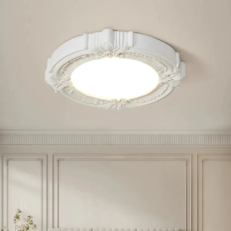Arachne Médaillon Résine Crème Baroque