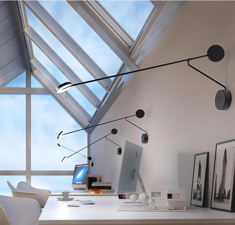 Nëris Bras Long Métal Noir Minimaliste