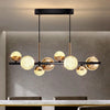 Lustre Suspension Spirale Métal Noir et Blanc Minimaliste Design - Salon Salle à Manger — Spiro