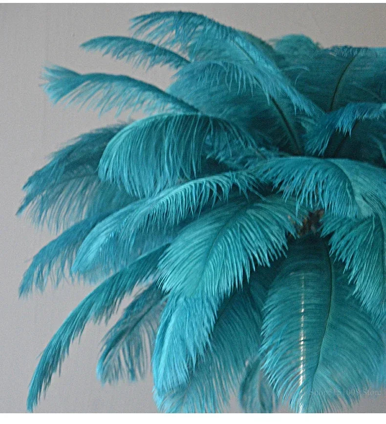 Lumis233 Plumes Rose Poudré Style Nordique