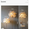 Lumis233 Plumes Rose Poudré Style Nordique