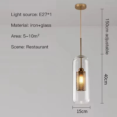 Emmanuel Sphère Verre Transparent et Laiton Doré