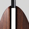 Applique Murale Ovale Bois Naturel Minimaliste Design Moderne - Chambre Salle de Bain Salon — Ovalo