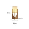 Lampadaire Géométrique Bois Naturel Minimaliste Design - Salon Bureau Chambre — Hexo