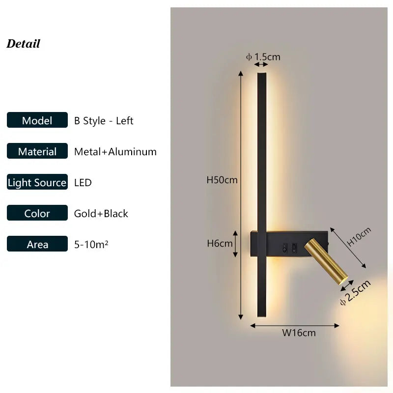 Iolanthe Cylindre Métal Noir Minimaliste D