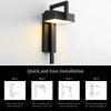 Géométrique Métal Noir Mat Minimaliste — Polygo