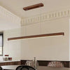 Suspension Barre Bois Naturel Minimaliste Design - Cuisine Chambre Salon — Linéo