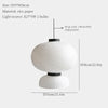 Waël Globe Papier Blanc Minimaliste Nordique