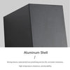 Thora Cylindre Aluminium Noir et Blanc Minimaliste B