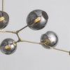 Giada Branches Verre Fumé et Laiton Doré