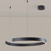 Hecate Anneau Aluminium Noir Minimaliste