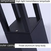 Lampadaire Cadre Métal Noir Minimaliste Épuré Design - Salon Bureau Chambre — Clarté