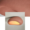 Plafonnier Coquillage Plâtre Blanc Minimaliste Design Moderne - Salle de Bain Salon Chambre — Flambeau