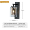 Orm Cloche Verre Fumé et Métal Noir