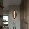 Applique Murale Ovale Bois Naturel Minimaliste Design Moderne - Chambre Salle de Bain Salon — Ovalo