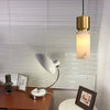 Suspension Cylindre Pierre Naturelle Minimaliste Design - Cuisine Chambre Salon — Shohreh