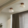 Lumio Vintage Verre Transparent et Bois Naturel