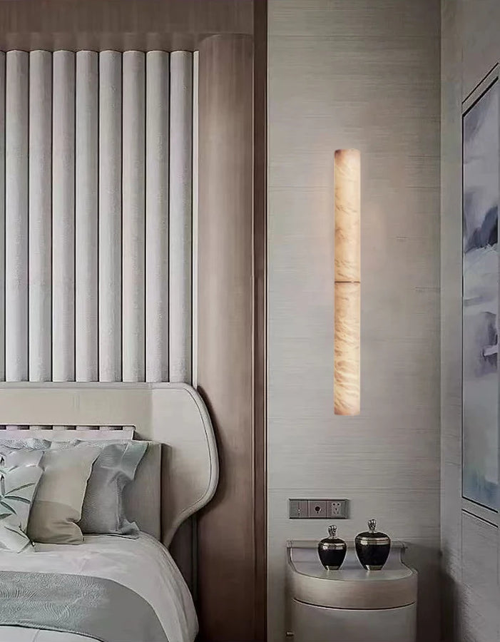 Rael Cylindre Albâtre Beige Minimaliste