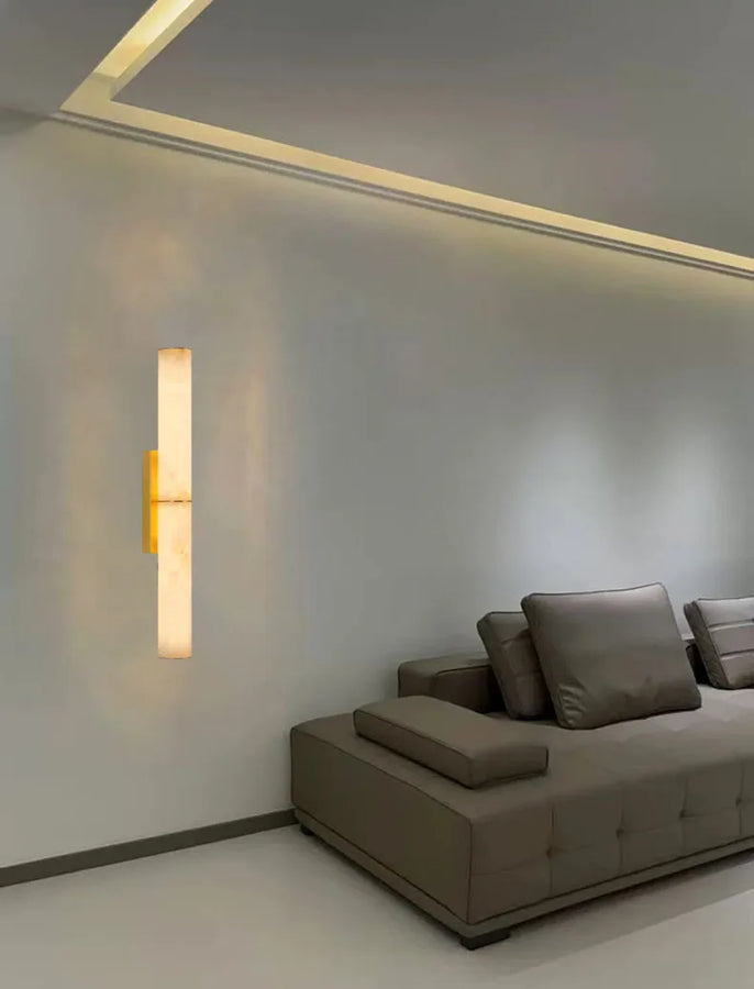 Rael Cylindre Albâtre Beige Minimaliste