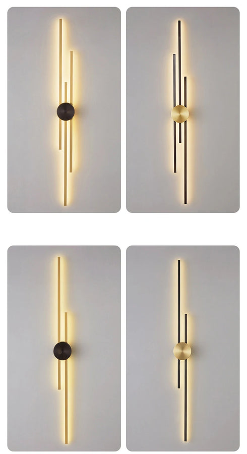 Una Barre Métal Noir Minimaliste B