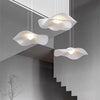 Suspension Vague Tissu Blanc Minimaliste Design - Chambre Salon Cuisine — Houle