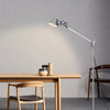 Lampadaire Bras Articulé Acier Chromé Minimaliste Design - Salon Bureau Chambre — Aura