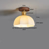 Lumio Vintage Verre Transparent et Bois Naturel
