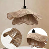Suspension Vagues Tissu Blanc Sculptural Design - Chambre Salon Cuisine — Lumio