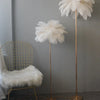 Lumis233 Plumes Rose Poudré Style Nordique