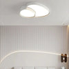 Plafonnier Anneaux Métal Noir et Doré Minimaliste Design Moderne - Salle de Bain Salon Chambre — Circo