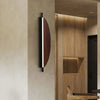 Applique Murale Ovale Bois Naturel Minimaliste Design Moderne - Chambre Salle de Bain Salon — Ovalo