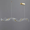 Lustre Suspension Anneau Bois Naturel Minimaliste Design - Salon Salle à Manger — Fuyza