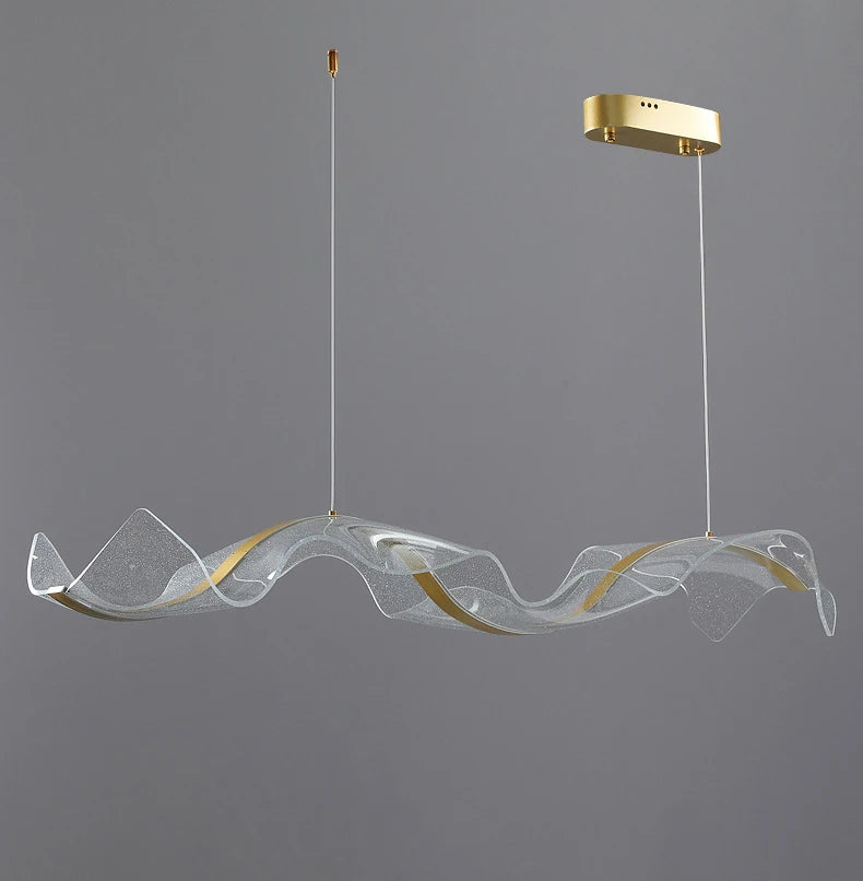 Lustre Suspension Anneau Bois Naturel Minimaliste Design - Salon Salle à Manger — Fuyza