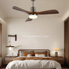 Ventilateur de Plafond Bois 3 Pales avec Éclairage