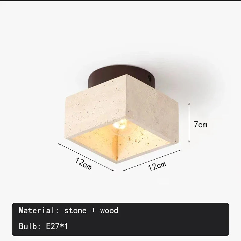 Sandra Cube Béton Blanc Minimaliste
