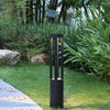 Lampadaire Cylindre Métal Noir Minimaliste Design - Salon Bureau Chambre — Torre