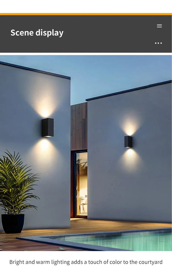 Thora Cylindre Aluminium Noir et Blanc Minimaliste B