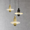 Suspension Cylindre Laiton et Marbre Blanc Art Déco - Chambre Salon Cuisine — Arabella
