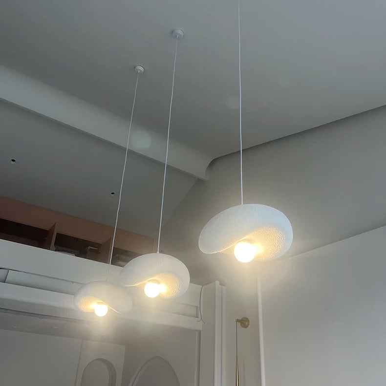 Suspension Nuage Céramique Minimaliste Design - Chambre Salon Cuisine — Brume