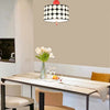 Reso Cylindre Tissu Noir et Blanc Graphique